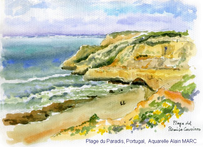 Alain marc stage aquarelle