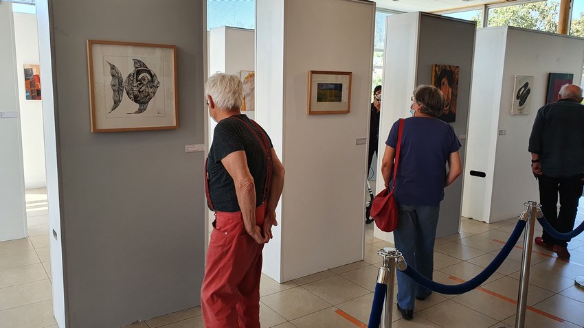Exposition Biennale des petits formats de l'artothèque de l'Aveyron à Rieupeyroux