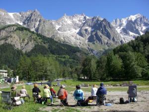 Stage aquarelle hautes vallées de l'Alpe, Alain MARC Italie 2014