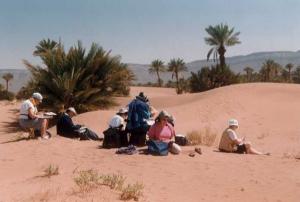 Stage carnet de voyage Grand Sud Alain MARC Maroc, 1997