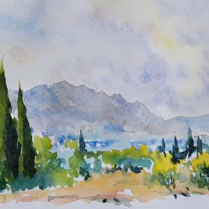 Stage aquarelle en Provence 